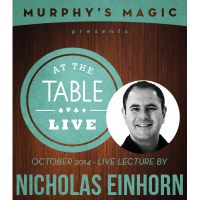 At the Table Live Lecture Nicholas Einhorn - Click Image to Close